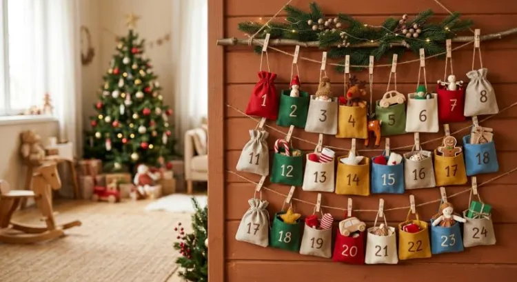 Calendrier de l'Avent fait maison : 24 idées de surprises par âge (et le calendrier à fabriquer pour moins de 40 €)