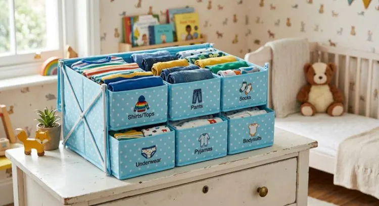 Ranger le linge de toute la famille : notre système pour ne plus jamais avoir 3 paniks en attente