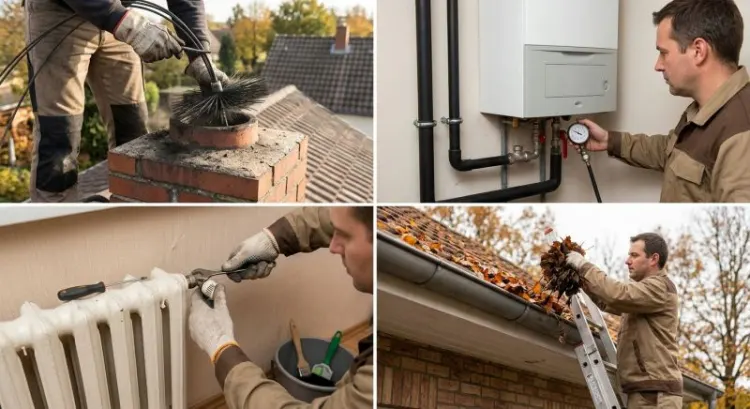Ramonage, chaudière, radiateurs, gouttières : notre check-list pour préparer la maison avant l'hiver (obligations, prix et ce qu'on fait soi-même)