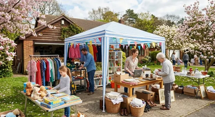 Le vide-grenier de printemps : notre méthode pour trier, vendre et gagner 300 € en un week-end